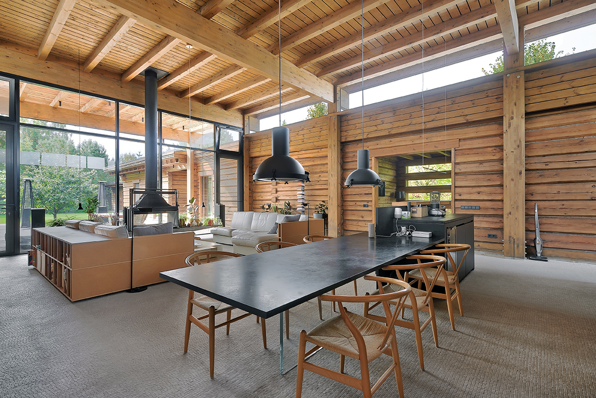 гостиная в загородном доме