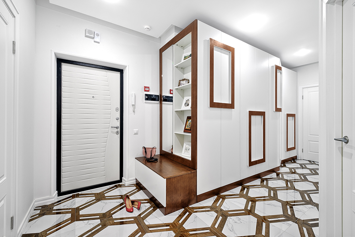 дизайнерские шкафы в прихожей