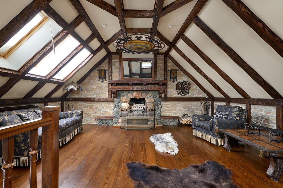 интерьер охотничьего домика