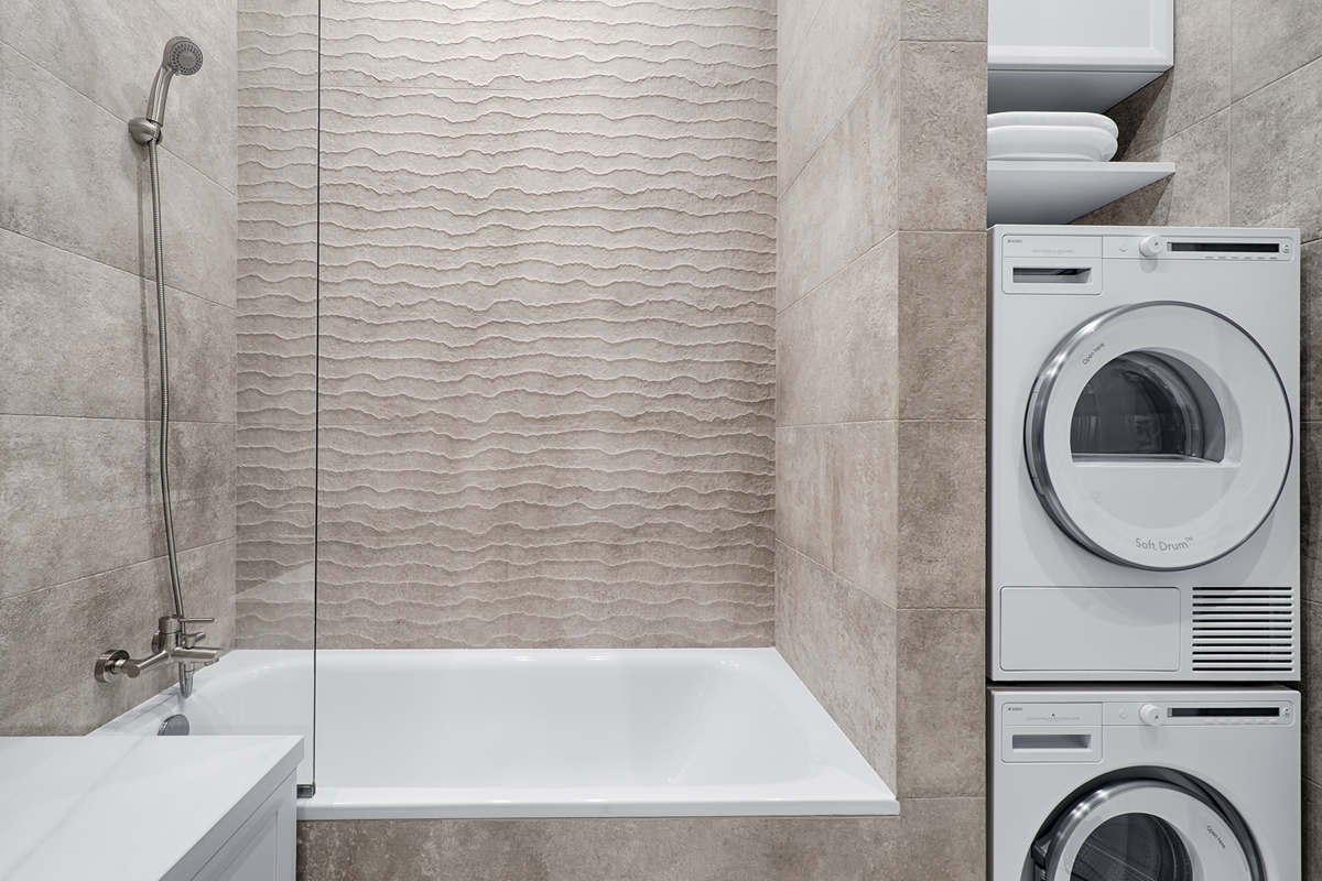 фрагмент интерьера ванной комнаты